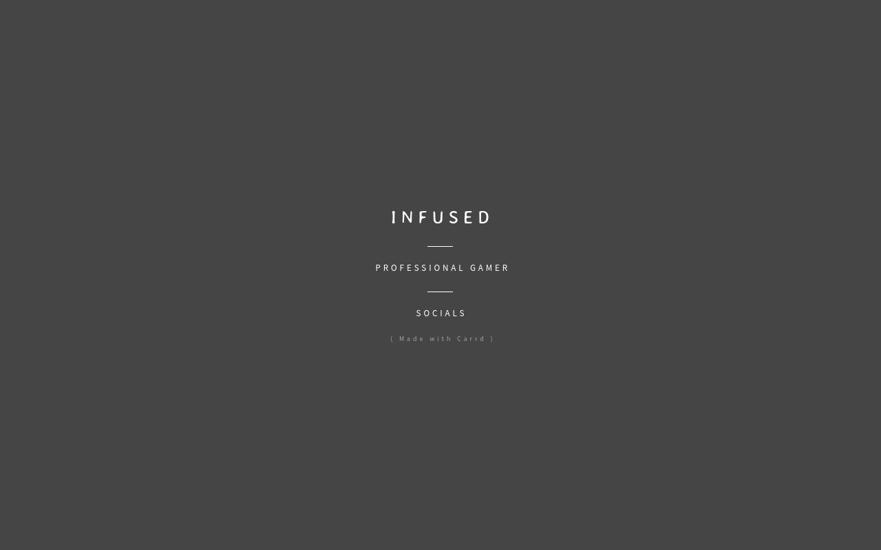Carrd profile picture for @infused